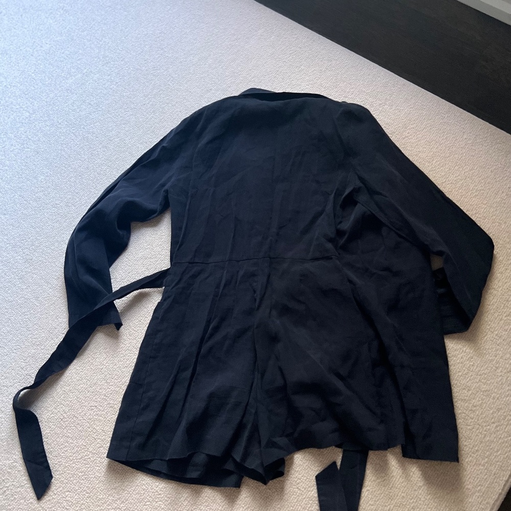 Zara faded effect blazer romper dress, size L - Picture 3 of 4